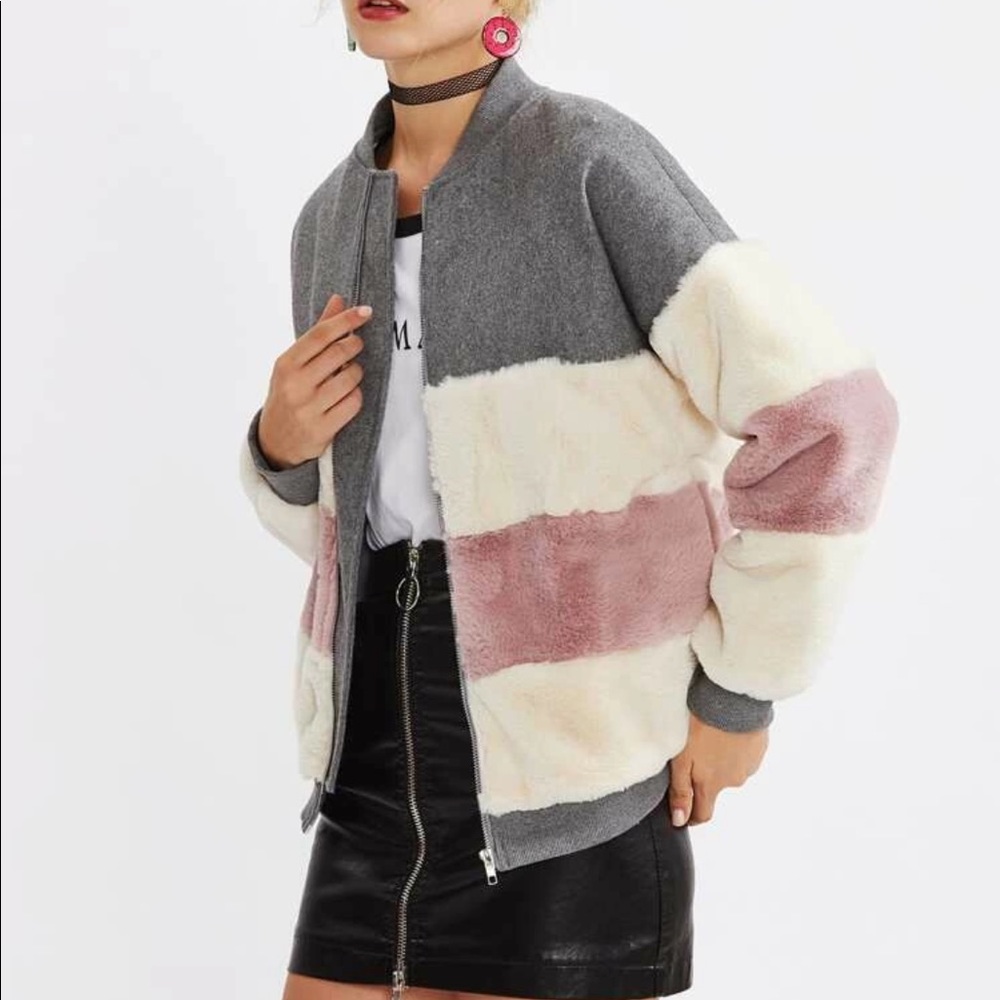 Faux Fur Jacket